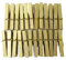GRAINE CREATIVE 72 Mini Pinces à Linge dorées 3 cm