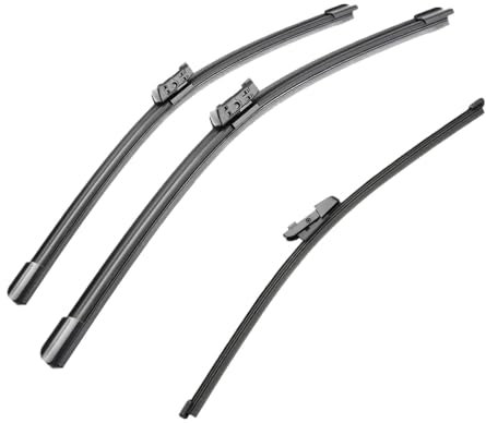 Scheibenwischer Für VW Für Tiguan MK2 2017-2020 Vorne Hinten Wischerblätter Windschutzscheibe Fenster Auto Zubehör 3PCS Auto Wischer Klinge Ersatzwischer Für Autos