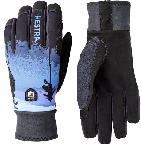 Hestra Damen XC Primaloft 5-Finger Handschuh - Navy Print - 6