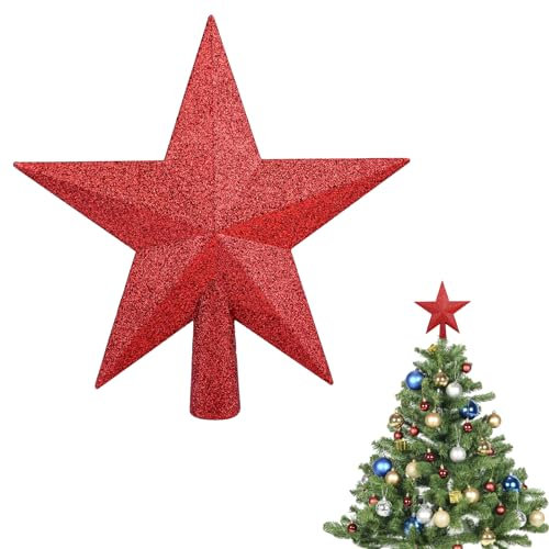 Árbol Navidad Topper, Estrella De Árbol De Navidad, Estrella Punta Arbol Navidad, Christmas Tree Topper, Topper de Árbol de Estrella, para Copa del Árbol de Navidad, Adorno para Árbol de Navidad