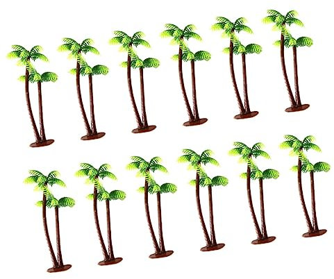 TOYANDONA 12St Modellbäume birthday cake decoration birthday cake topper die trib kuchendekorationen Kuchen-Ornamente Baumlandschaft Baum Miniatur Layout-Miniatur Landschaft Landschaft