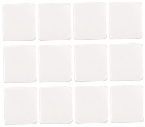 MAGICLULU 12pcs Shower Guard Clips Adhesive Shower Curtain Holders Non-slip for Fabric Vinyl Curtains