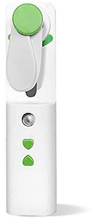 HJUGHPN Ventole 2 in 1 per nebulizzatore d'acqua elettrico ricaricabile tramite USB, mini ventilatore portatile per aria condizionata e umidificatore per esterni (A)
