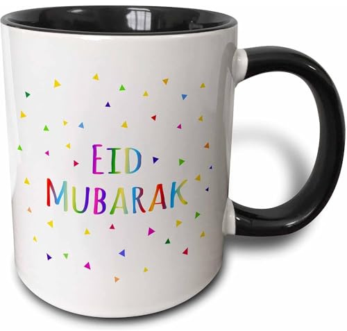 Retro Tasse Neuheit Kaffeebecher Keramik Teetasse Geschenk-Idee Für Männer Vatertag 330 Ml Mubarak – Frohes Eid-Segen Nach Den Ramadan-Feiertagen