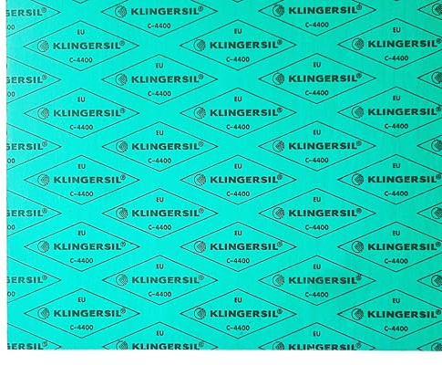 diconfa Klingersil C-4400 Dichtungsplatte GRÖßE + MENGE WÄHLEN - 100 x 200mm (10 x 20cm), 1mm stark, 2 Stück - Dichtungspapier Dichtmaterial Zulassung KTW DIN-DVGW BAM TA-Luft