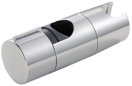 Parthan Verstellbar Duschkopfhalterung, 18-25mm Durchmesser für Handbrausen, Vielseitig Einsetzbar, Stabil Handbrausehalterung, Halterung für Duschstange, Duschkopfhalterung