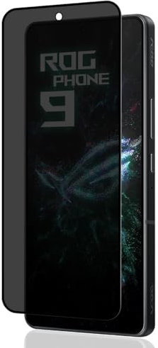Teenrpov Vetro Temperato per ASUS ROG Phone 9 / ROG Phone 9 Pro 5G Pellicola Protettiva, per ASUS ROG Phone 9 / ROG Phone 9 Pro 5G Vetro Privacy 1 Pezzi, Anti-Graffio, 9H Anti Spia Vetro Temperato