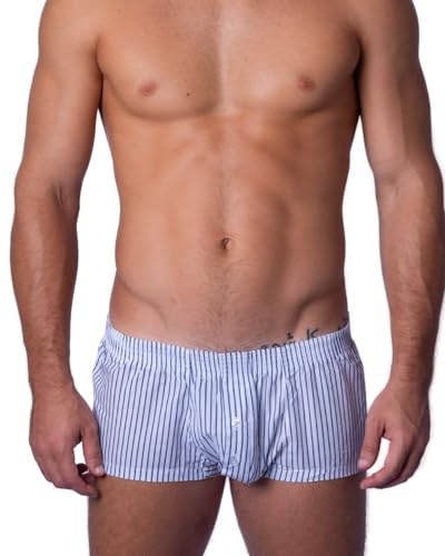 BIMONI Premium Soft Baumwolle Herren Low Rise Boxer Brief Unterhose – Trunks Männer Hipster Unterwäsche