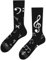 TODO Lustige Bass Noten Socken Herren, Musiknoten Socken mit Bassschlüssel 43-46