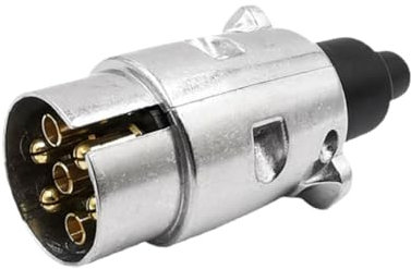 Alipis 12V Adattatore per Presa per Alluminio Connettore per Auto e Camper Compatibile con Gancio Traino Trasferimento Elettronico Sicuro