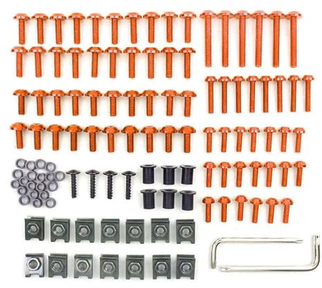 EBDFGHK Écrou Vis Moto Compatible avec Yamaha pour FZ1 pour FZ1N pour FJR1300 Kit De Combinaison De Boulons De Carénage De Moto Vis De Pare-Brise