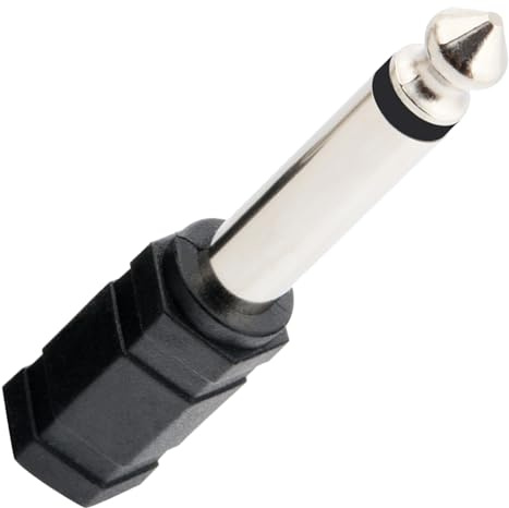 TQUXNGA Easy Plugs and Play 6.5mm 1 / 4Inch Male to 3.5mm 1 / 8In Female Plugs Adapter Headphone Converters for Quick Setups Music Adapter