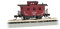 Spur N - Old-Time Wood Caboose Santa Fe