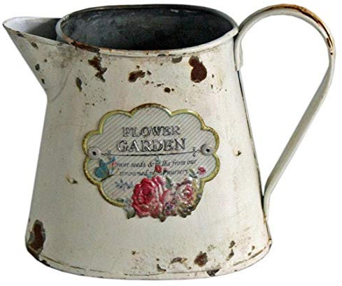 That's Original Originals Vintage Flower Garden Pichet à Squat Blanc