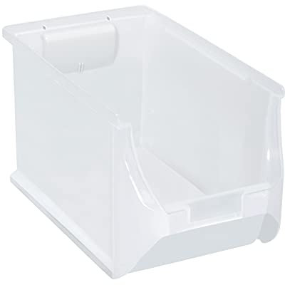 Allit 456285 ProfiPlus Box 4H, transparent Stapelsichtbox, PP, V: 9,8 L,Lagersichtbox, Sichtbox, Lagerbox, stapelbar
