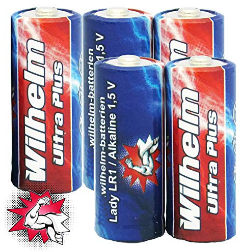 5 piles Wilhelm Lady N LR1 MN9100 4001 910A 1,5 V