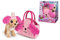 Simba 105893510 - Chichi Love Fluffy Friend, Chihuahua Plüschhund mit Flauschiger Mütze und passender Tasche, 20cm, ab 3 Jahre