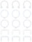 QWALIT Septum Retainer 16g Klar Septum Ring Kunststoff Septum Ring für Arbeit Chirurgie Unsichtbarer Septum Piercing Retainer, Kunststoff, Kunststoff