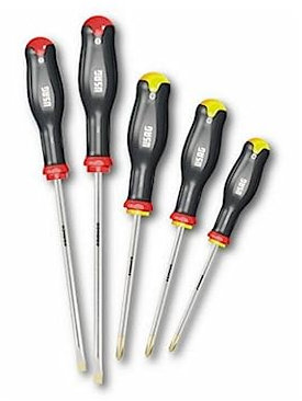 USAG U03240645 324 SH5 Serie di 5 Giraviti per Viti con Intaglio E Impronta A Croce Phillips