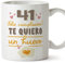 MUGFFINS Tazas 41 Cumpleaños - En Español - Te quiero un Huevo Regalo Amigos Novios Familiares - 11 oz / 330 ml - Regalo original y divertido