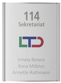 kaiserkraft | ORLANDO™ Türschild | HxB 148 x 110 mm | DIN A6 | Gewicht 0,15 kg