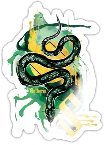 Harry Potter Haus Slytherin Schlange Sticker Aufkleber