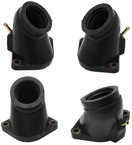 laffoonparts 4 pezzi XVZ1300 carburatore collettore di aspirazione stivali per Yamaha Royal Star 1300 Tour Classic 1996-2001 XVZ13A | Kit giunto per bagagliaio moto | Ricambio