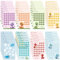 A6 Sparchallenge Budgetplaner (32er Set) - 8 Sparchallenges für Kinder - Budget Planner Deutsch Zubehör - Spar Challenge Set mit DIY | 0.5€ | 1€ | 2€ | 26 Wochen | Kleingeld | 30 Tage | Würfel