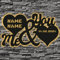 WALUNA® Liebesgeschenk Hochzeitsgeschenk Led in 12 Holzarben zum Jahrestag personalisiert mit zwei Namen und Datum Deko Schlummerlicht Nachtlicht zum Valentinstag