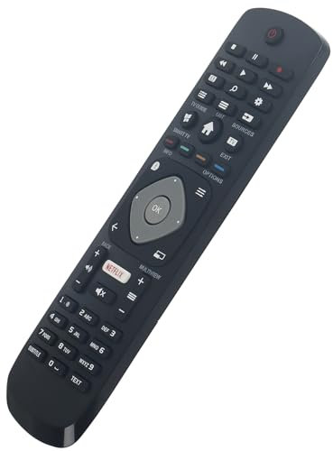 VINABTY Telecomando di ricambio adatto per Philips 6000 6500 series 4K UHD LED Smart TV 65PUS6262 50PUS6262/05 55PUS6272/05 50PUS6272 55PUS6272 50PUS6503/12 43PUS6503 50PUS6503 55PUS6503 65PUS6503