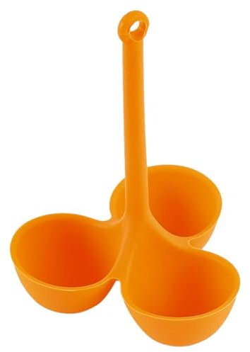 Porte-œufs bouillis, support à œufs avec 3 grilles, cuiseur à œufs en silicone résistant à la chaleur, support à vapeur d'œufs, porte-œufs à la coque réutilisable, machine à pocher pour la