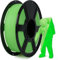 FLASHFORGE Glow-in-The-Dark Rapid PLA-Filament 1,75mm, Hoher Fluss Schnelles 3D Drucker Filament Leuchtend Grün Max 500mm/s Drucken, Hohe Helligkeit und Langanhaltender Leuchteffekt