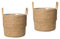 CAXUSD 2 Piezas Maceta de Plantas pflanzenkorb Planta de Cesta de Mimbre Maceta decoração casa decoración casa Macetero suculento macetero Retro Algas de Calidad Khaki