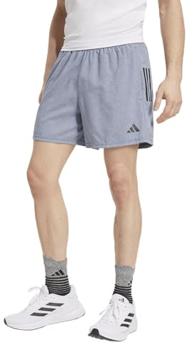 adidas Men's Own The Run Shorts, preloved Ink/White, L 9 inch