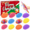 12 Stück Fidget Wurm Spielzeug, Wurm Fidget Toys Bunt Sensorisches Stressabbau Spielzeug Stressabbau Fidget Worm Anti Stress Spielzeug Sensorisches Stressabbau für Erwachsene und Kinder Christmas