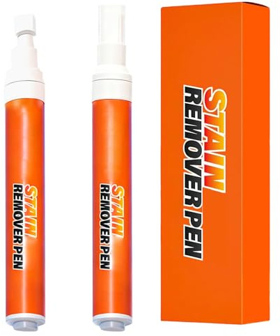 2 Pcs Stain Remover Pen Multipurpose Wash Free Instant Stain Remover Pens Quick Effect Drying Portable and Travel-Friendly for Clothes Fabric Food Drink Stains
