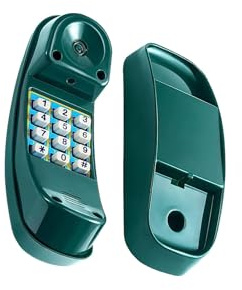 mophrati Spielzeugtelefon für Kinder, Spielplatztelefonspiel, Schaukelzubehör, Outdoor Ausrüstung, lustiges und attraktives Spielzeugtelefon für Kinder, Grün