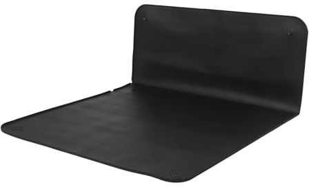 LALAFINA Porta Traversine Cuccioli in Silicone Nero Pieghevole 1 Pz | Ventose, Formato 34x25 Pollici, Superficie Antiscivolo, per Addestramento e Gite All'aperto