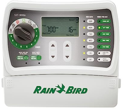 Rain Bird SST1200OUT Simple-to-Set Indoor/Outdoor Sprinkler/Irrigation Timer/Controller, 12-Zone/Station (This New/Improved Model Replaces SST1200O)