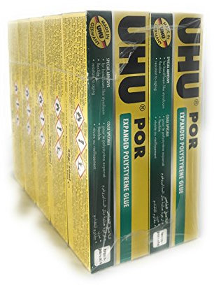 UHU POR Expanded Polystyrene Glue, 50ml, 10-pk