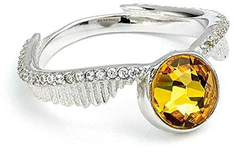 Harry Potter Goldener Schnatz Frauen Ring silberfarben L