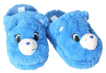 Fun Costumes Care Bears Grumpy Bear Slippers for Adults Small/Medium