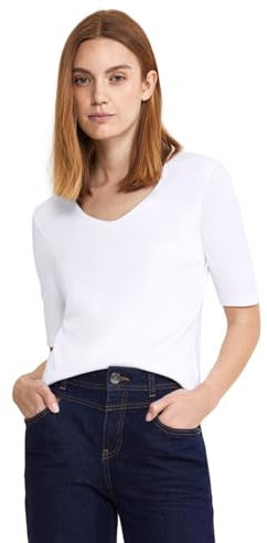 Street One Damen T-Shirt New Palmira, Weiß Neu, 42