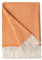 BOURINA Herringbone Sofa Throw Blanket Faux Cashmere Lightweight Soft Cozy Couch Bed Chair Fringe Throw Blankets 127 x 152cm,Orange