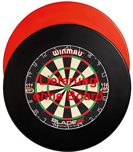 GOKarli Wandschutz Dartboard Surround Dart Catchring Auffangring für alle Dartscheiben (Schwarz)