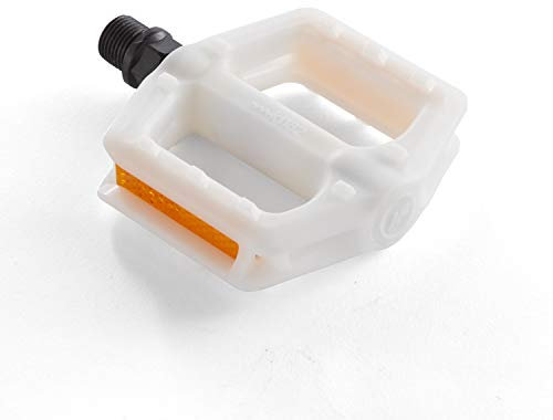 BW Fahrradpedale für Jugendliche – Kinder-Fahrradpedale mit 1/2 Spindel – Weiß