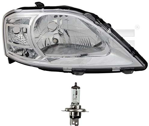 Scheinwerfer rechts H4 für Logan MCV KS_ LS_ inkl. Osram Lampen ohne Steuergerät (Kabeleinsteller)