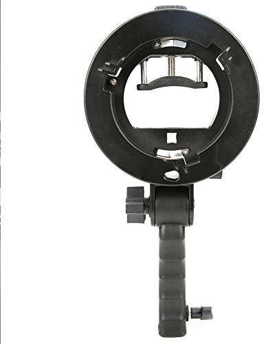 Handheld S-Form Halterung Ständerhalter mit Handgriff für Bowens Mount Flash Softbox Reflektor Photo Studio Zubehör