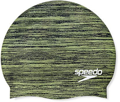 Speedo Unisex-Erwachsene Swim Cap SiliconeElastomeric Badekappe, Remix Limettenstanzer, Einheitsgröße