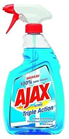 AJAX Spray mit dreifacher Wirkung von Glas und Oberflächen, 750 ml
